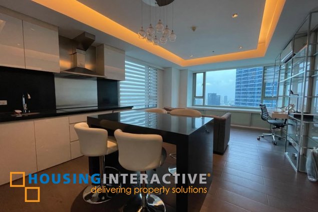 fully furnished 1br unit with parking for sale in alphaland makati place
