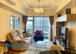 fully furnished 2br unit with parking for sale in verve residences