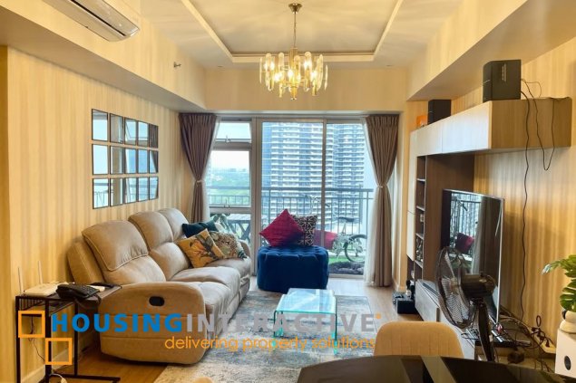 fully furnished 2br unit with parking for sale in verve residences