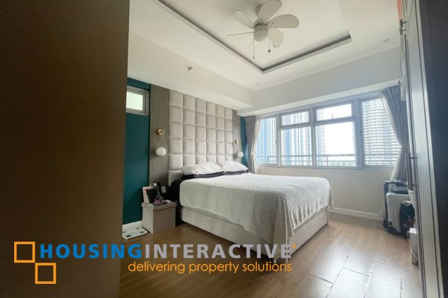 fully furnished 2br unit with parking for sale in verve residences