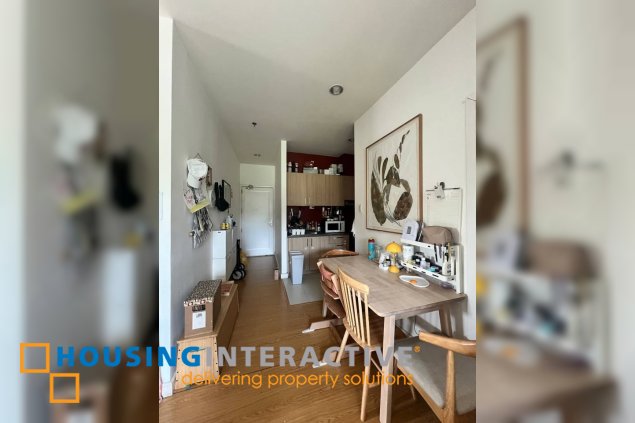 semi-furnished 2br unit with parking for sale in the grove by rockwell