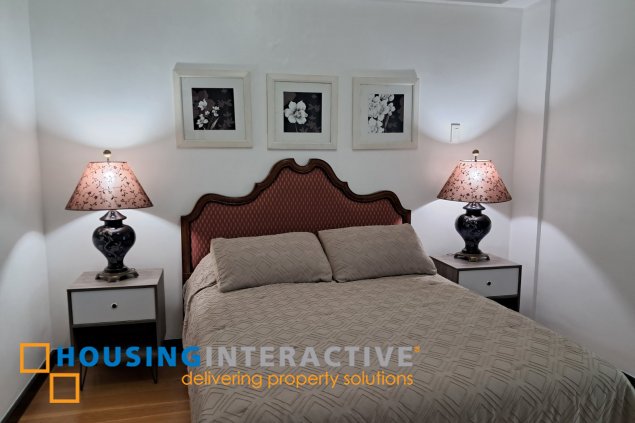 fully furnished 3br unit with parking for lease in three salcedo place