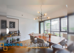 semi-furnished 3br unit with parking for sale in joya lofts and towers
