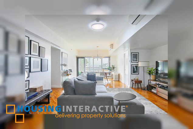 semi-furnished 3br unit with parking for sale in joya lofts and towers