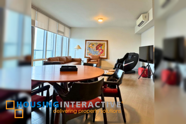fully furnished 2br unit with parking for sale in proscenium residences