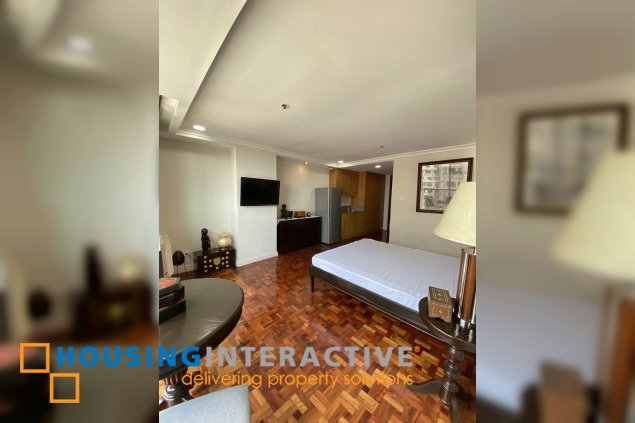 fully furnished studio unit for lease in makati palace hotel