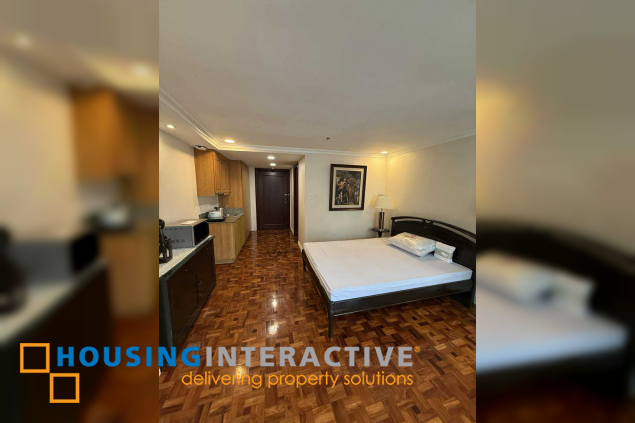 fully furnished studio unit for lease in makati palace hotel