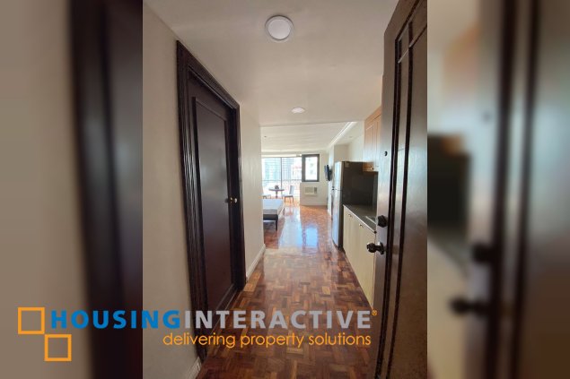 fully furnished studio unit for lease in makati palace hotel