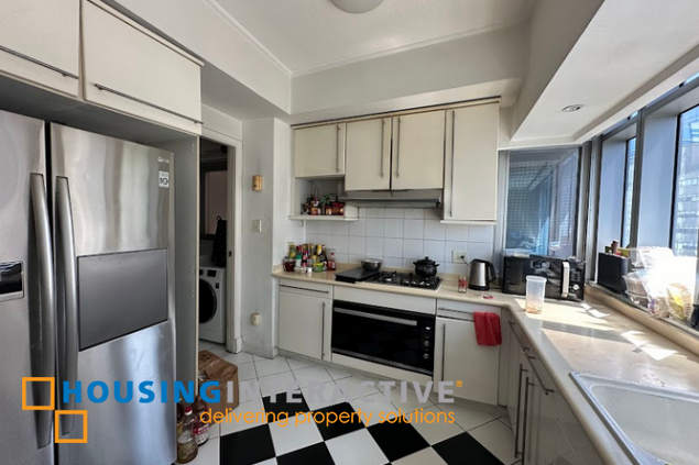 semi-furnished 3br unit for rent in pacific plaza towers