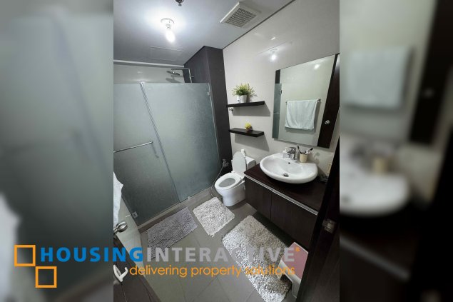 fully furnished 1br unit for sale in the trion towers