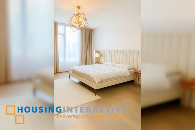 furnished 2br unit with parking for lease in proscenium at rockwell