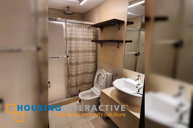 fully furnished 1br unit with parking for lease in st. francis shangri-la place