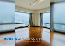 bare 3br unit with balcony and parking for lease in horizon homes at shangri-la at the fort