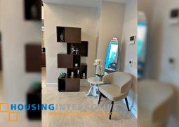 furnished 2br unit with balcony and parking for lease in grand hyatt residences