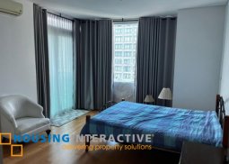 furnished 1br unit with balcony and parking for lease in park terraces