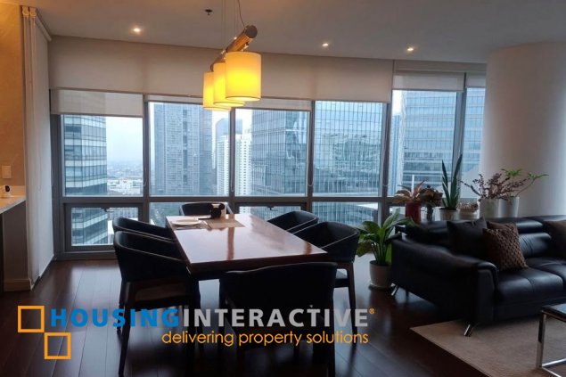 semi-furnished 2br unit with parking for sale in the suites
