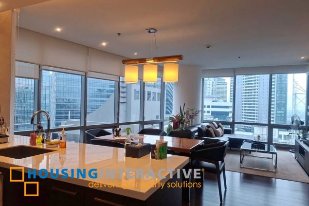 semi-furnished 2br unit with parking for sale in the suites