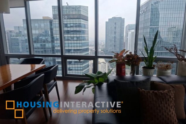 semi-furnished 2br unit with parking for sale in the suites
