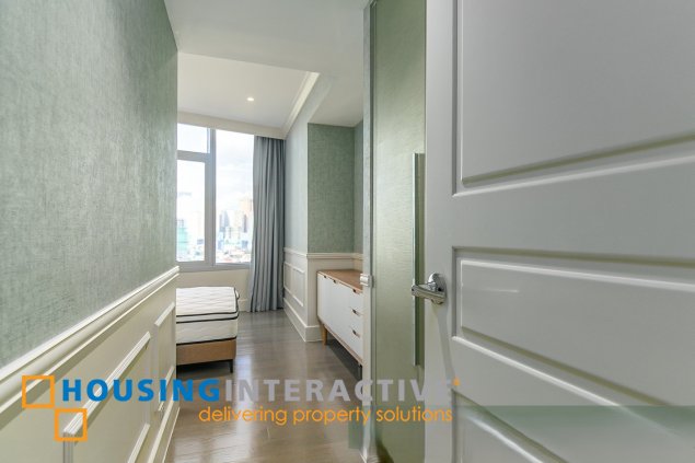 fully furnished 2br unit with parking for lease in proscenium residences