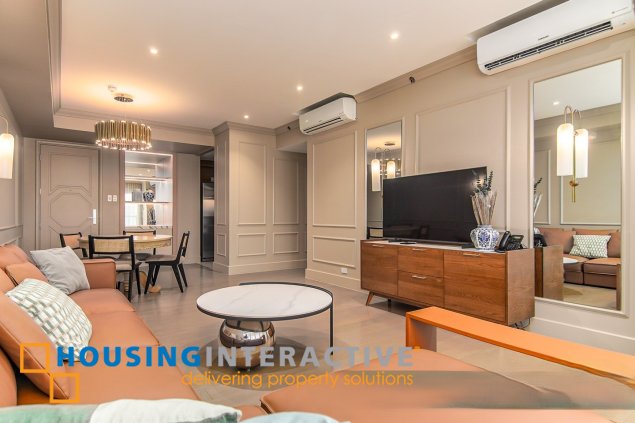 fully furnished 2br unit with parking for lease in proscenium residences