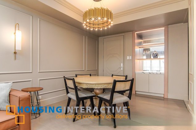 fully furnished 2br unit with parking for lease in proscenium residences