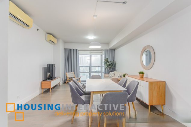 fully furnished 2br unit with parking for lease in proscenium residences