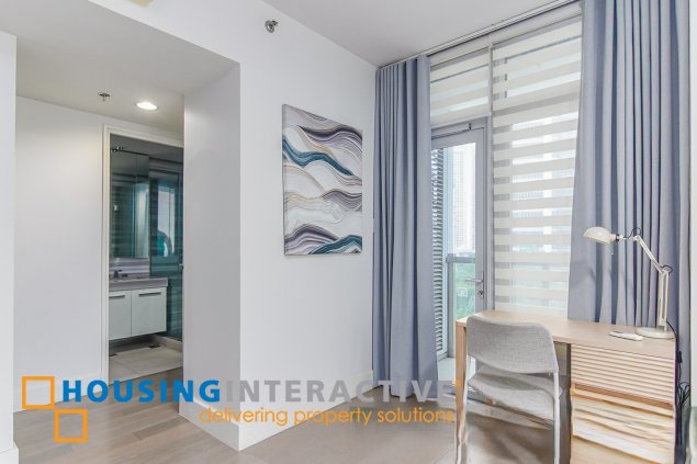 fully furnished 2br unit with parking for lease in proscenium residences