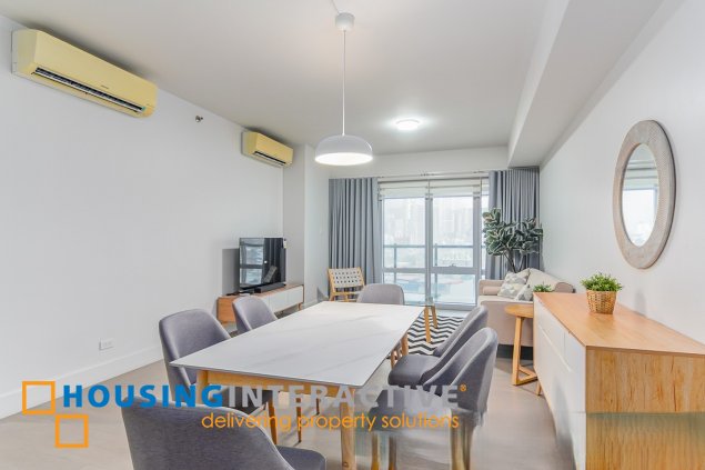 fully furnished 2br unit with parking for lease in proscenium residences