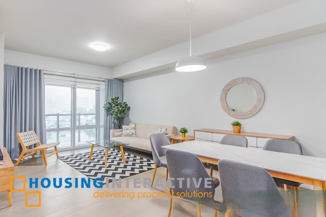 fully furnished 2br unit with parking for lease in proscenium residences
