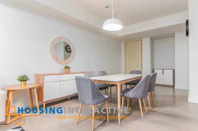 fully furnished 2br unit with parking for lease in proscenium residences