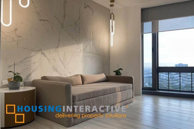 fully furnished 3br unit with parking for sale in essensa east forbes