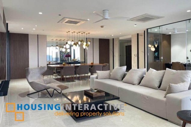 fully furnished 3br unit with parking for sale in essensa east forbes
