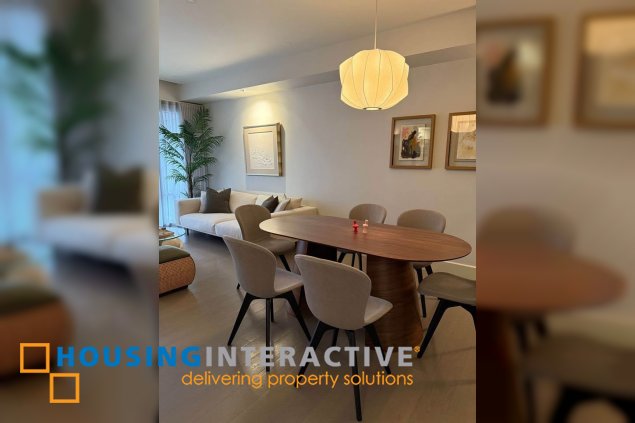 furnished 2br unit with parking for sale in proscenium residences
