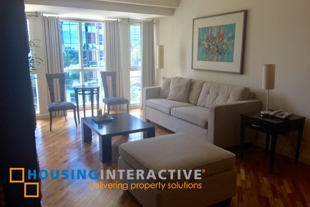 fully furnished 1br unit with parking for lease in the manansala