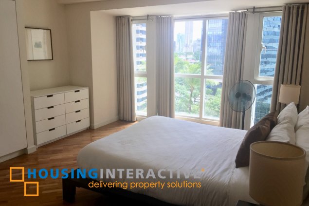fully furnished 1br unit with parking for lease in the manansala