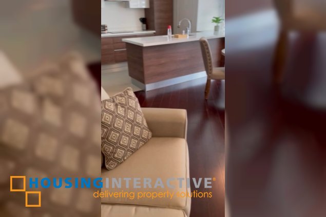 fully furnished 2br unit with parking for rent in garden towers