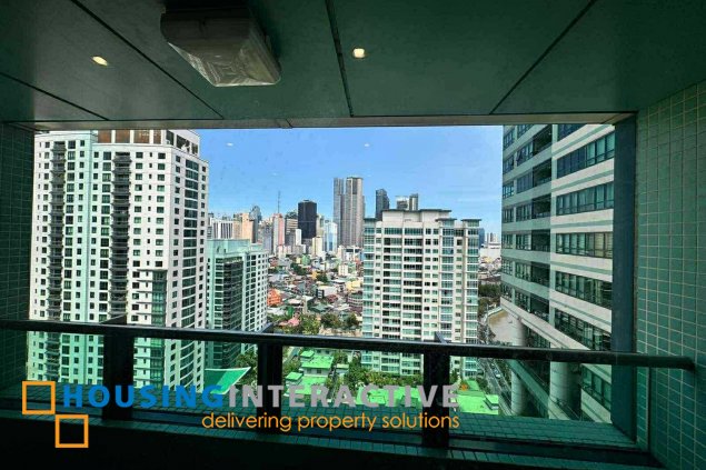 furnished 2br unit with parking for rent in edades tower