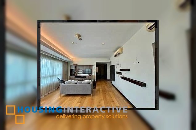 fully furnished 2br unit with balcony and parking for lease in the residences at greenbelt