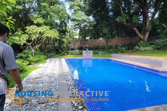 modern house and lot for lease in south forbes park