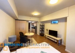 furnished studio unit for sale in verve residences