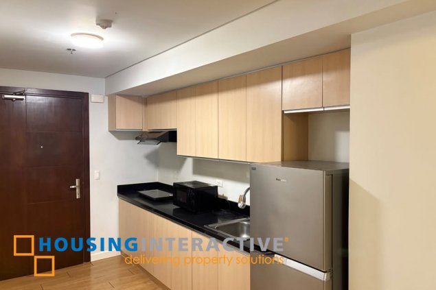 furnished studio unit for sale in verve residences