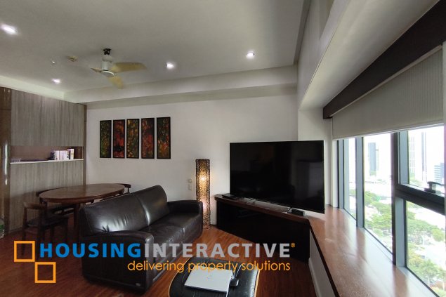 fully-furnished studio unit with parking slot at anaheim tower in the levels by filinvest