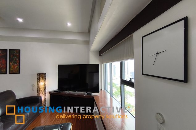 fully-furnished studio unit with parking slot at anaheim tower in the levels by filinvest