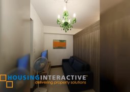 fully-furnished 1-br condominium unit with balcony at fame residences