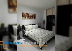 furnished studio unit for sale in the gramercy residences