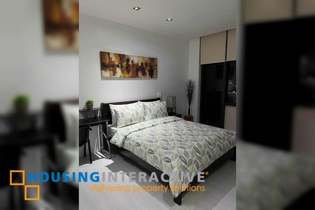 furnished studio unit for sale in the gramercy residences
