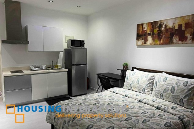 furnished studio unit for sale in the gramercy residences