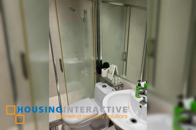 furnished studio unit for sale in the gramercy residences