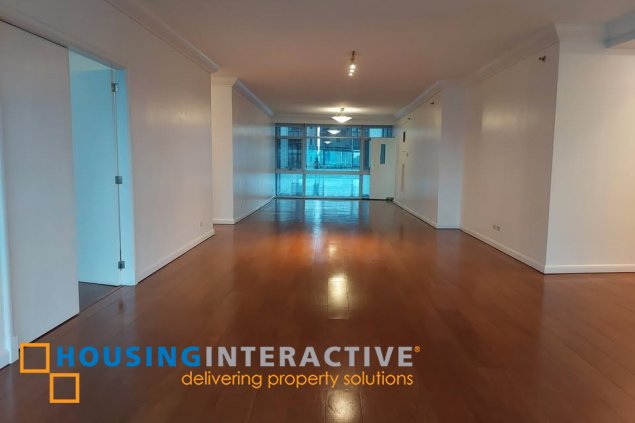 bare 3br unit with parking for lease in pacific plaza towers