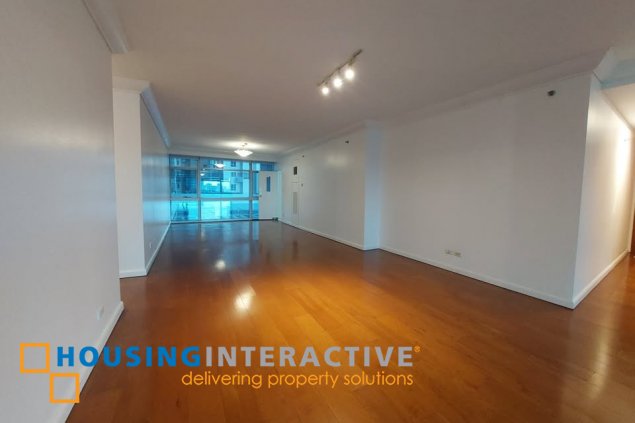 bare 3br unit with parking for lease in pacific plaza towers